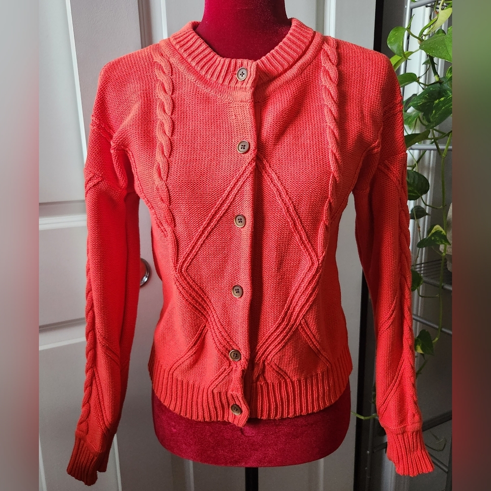 Cabi Small red Cardigan